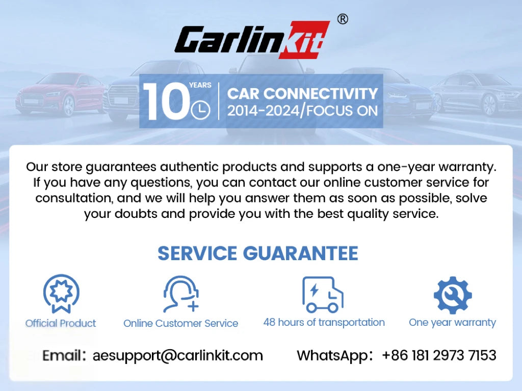 CarlinKit Mini Wireless CarPlay Adapter 2025 New Android Auto Wireless Dongle Wifi 5.8G Auto Connect Box Support Spotify  Music