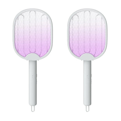 Foldable Electric Mosquito Killer Fly Swatter Trap USB Rechargeable Mosquito Racket Insect Killer with UV Light Bug Zapper 3000V