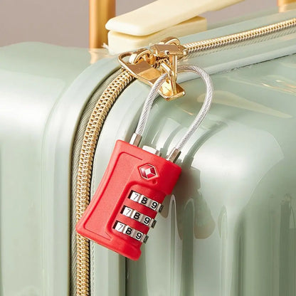 New TSA Customs Colorful Code Lock for Travel Luggage Password Changeable Lock Contrast Color Design Padlock Cabinet Locker
