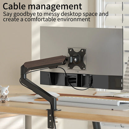 HILLPORT 17-34" Desktop Monitor Arm Holder Gas Spring Full Motion Mount Strut LCD LED TV Bracket Stand PC Soport Support M5