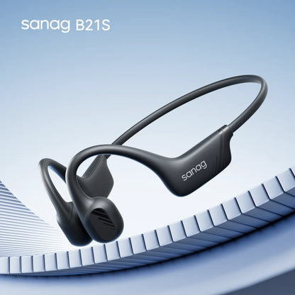 Sanag B60S Bone Conduction Earphones 64GB MP3 Wireless Open Headset IPX8 Swimming Waterproof Flash-sale Choice Headphones