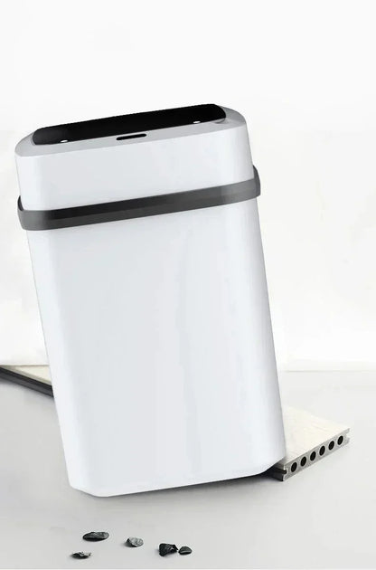 Smart Trashbin Automatic Sensor Large Capacity Touchless Waste Bin Energy-saving Waterproof for Kitchen Bathroom Home Office