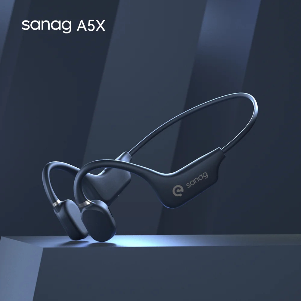 Sanag B60S Bone Conduction Earphones 64GB MP3 Wireless Open Headset IPX8 Swimming Waterproof Flash-sale Choice Headphones