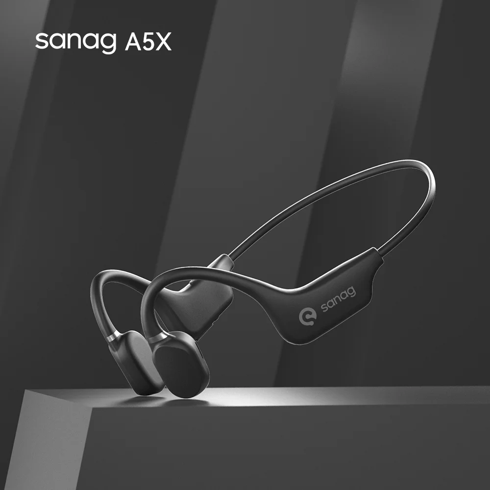 Sanag B60S Bone Conduction Earphones 64GB MP3 Wireless Open Headset IPX8 Swimming Waterproof Flash-sale Choice Headphones